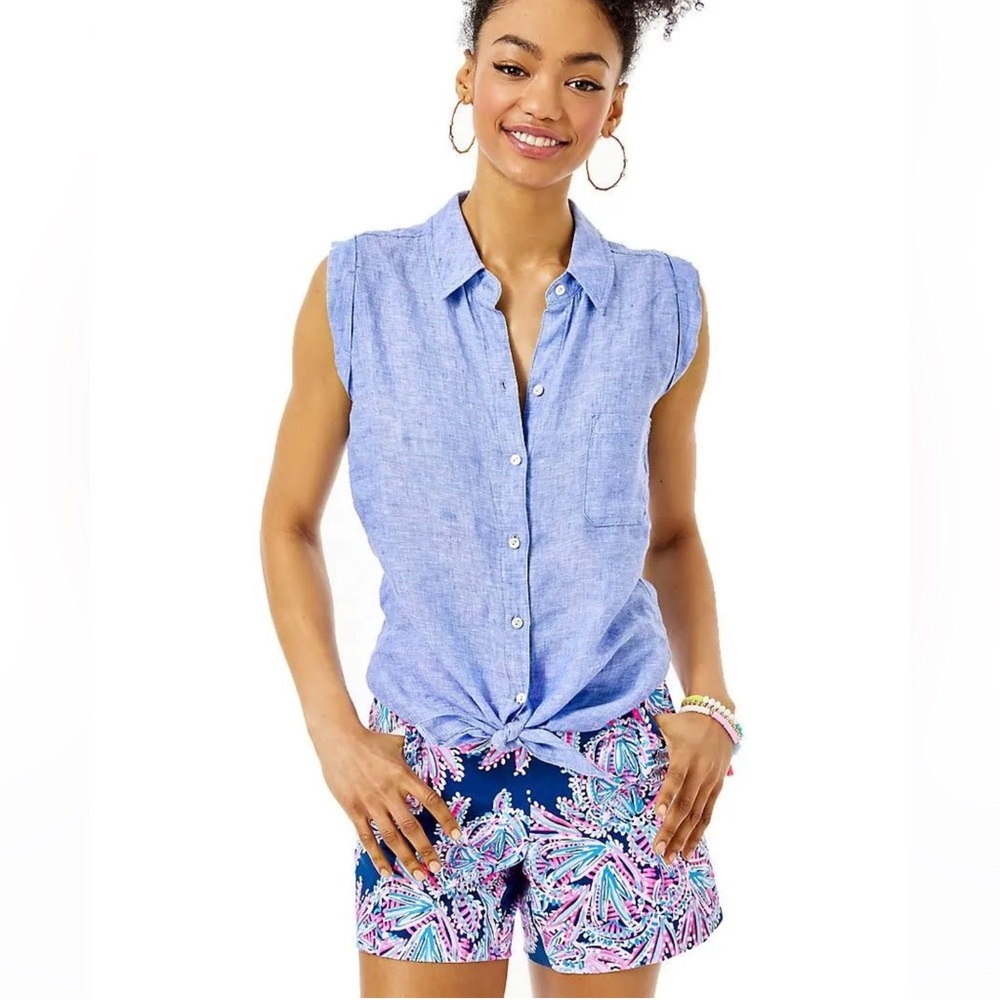 NWT LILLY PULITZER BREELYN BUTTON DOWN TOP✨